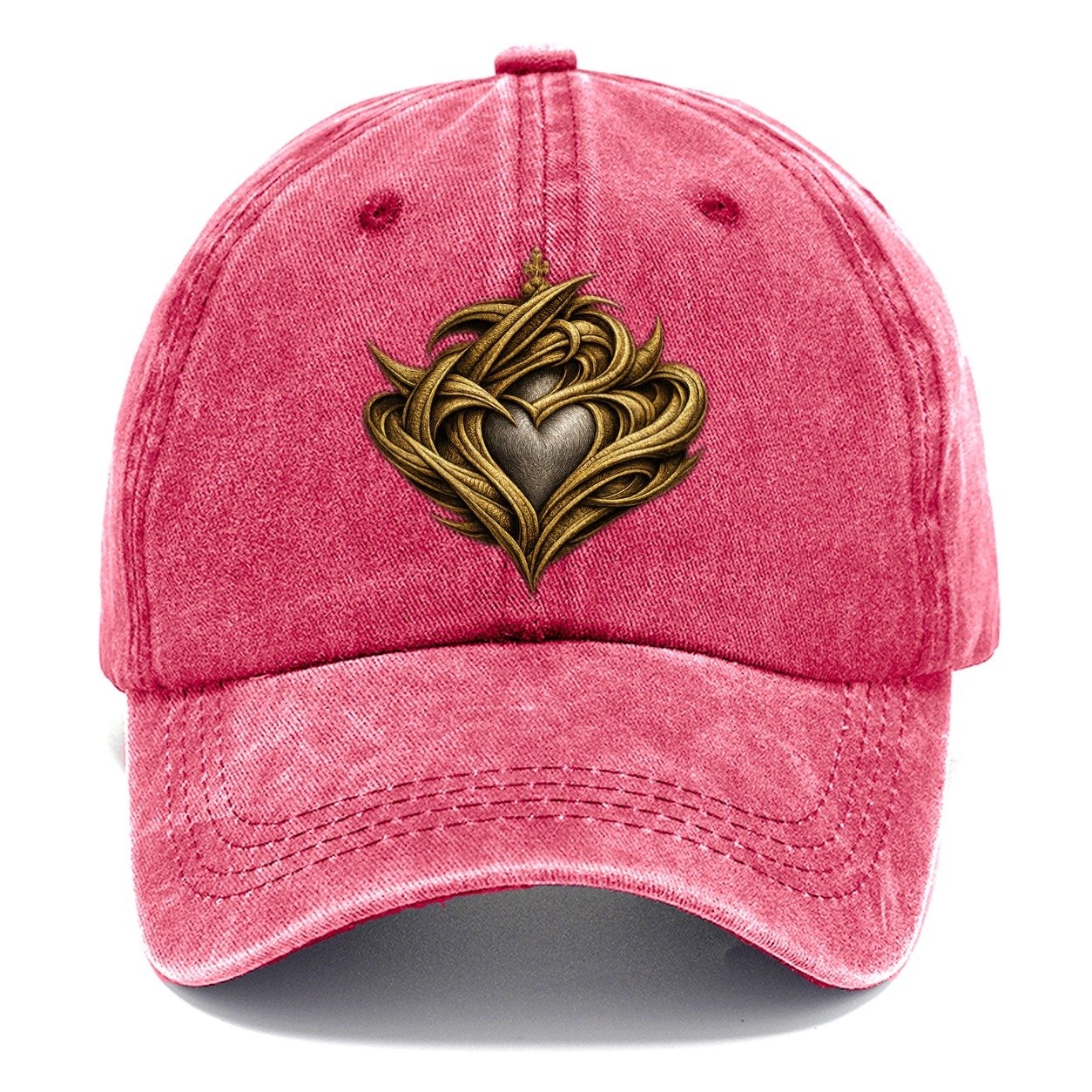 Claddagh Symbol Classic Cap – Pomegranate Blush