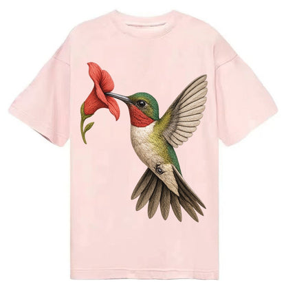Hummingbird Harmony Classic T-shirt – Pink