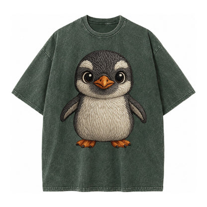 Baby Gentoo Penguin Vintage T-shirt – Forest Mist
