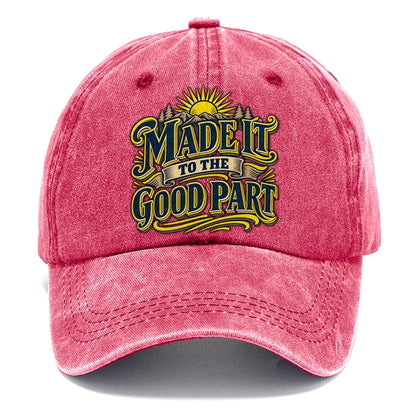 Made It To The Good Part Retired Living Classic Cap – Pomegranate Blush