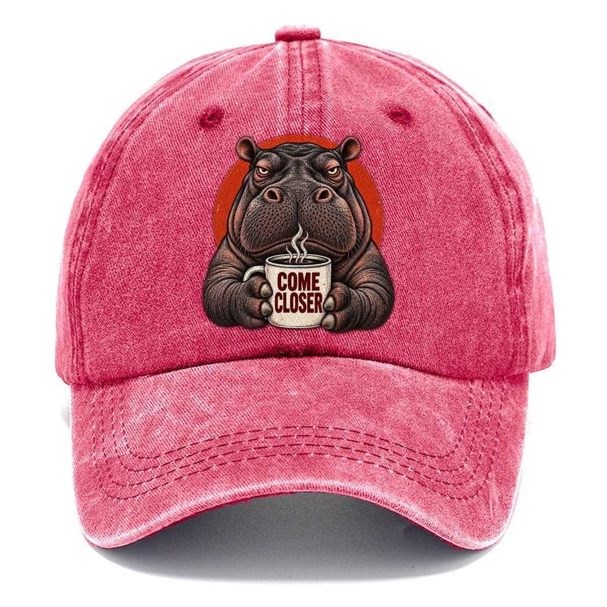 Hippopotamus Mug Truths Classic Cap – Pomegranate Blush