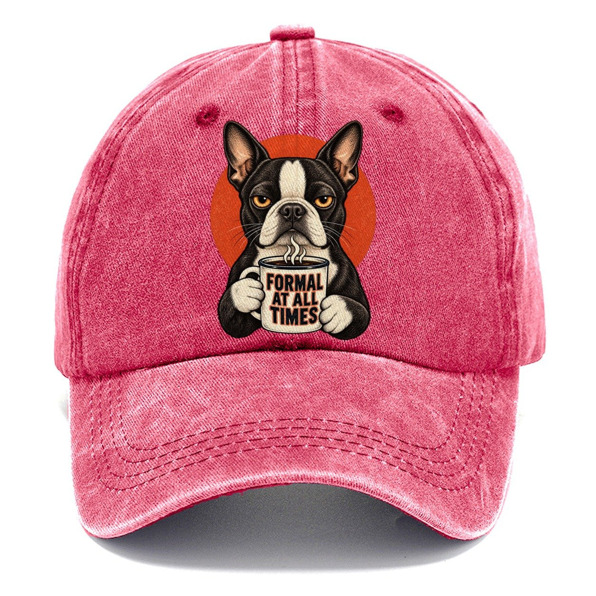 Boston Terrier Mug Truths Dog Mug Truths Classic Cap – Pomegranate Blush