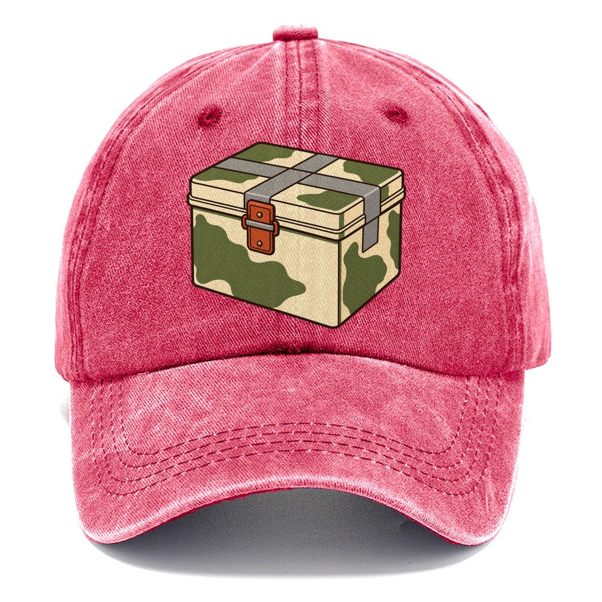 Wrapped And Taped Box Geocaching Classic Cap – Pomegranate Blush
