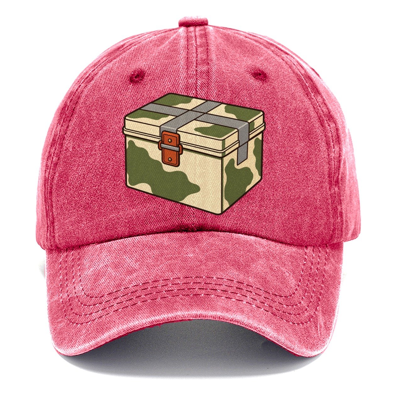 Wrapped And Taped Box Geocaching Classic Cap – Pomegranate Blush
