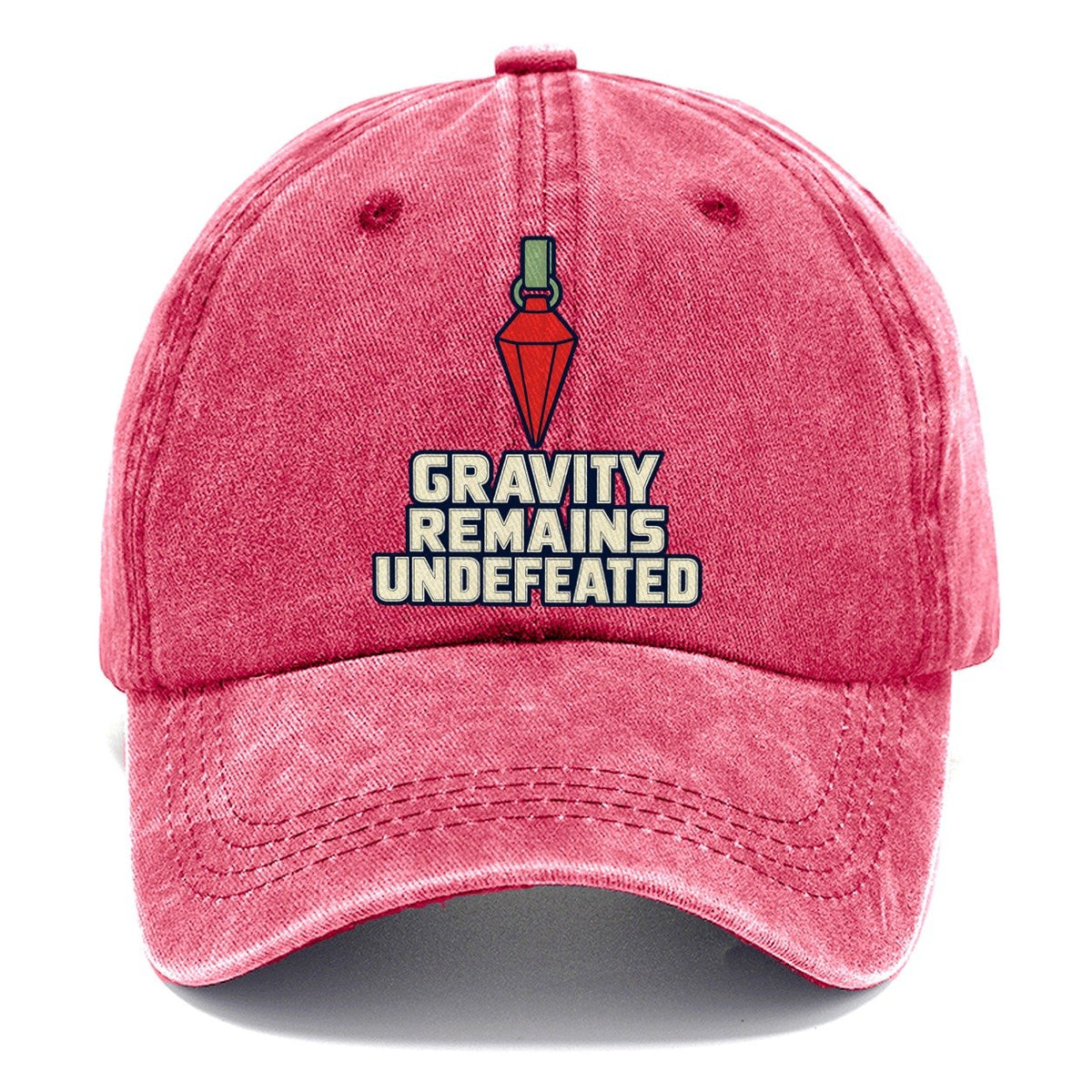 Gravity Remains Undefeated Rock Climbing Classic Cap – Pomegranate Blush