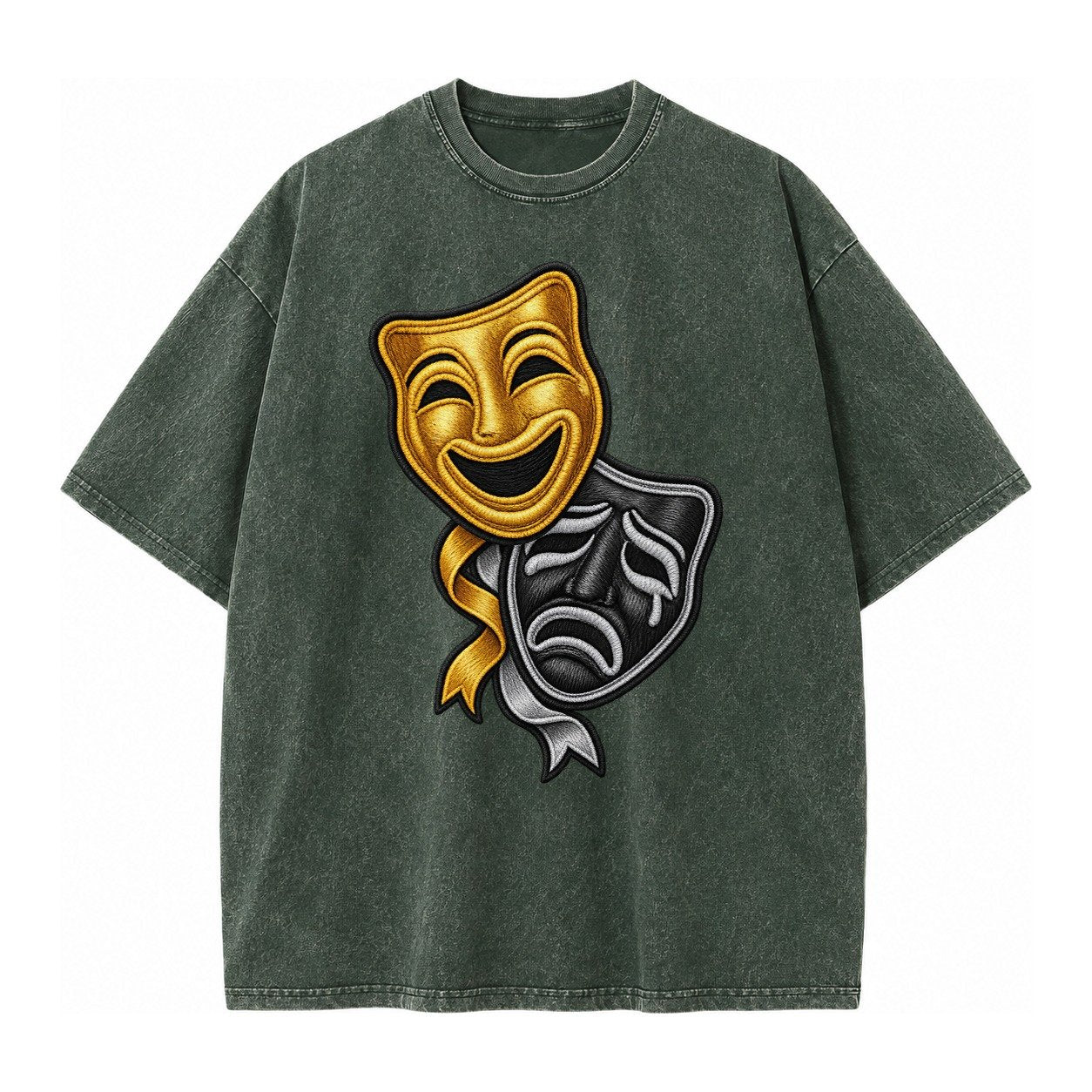 Broadway Masks Vintage T-shirt – Forest Mist