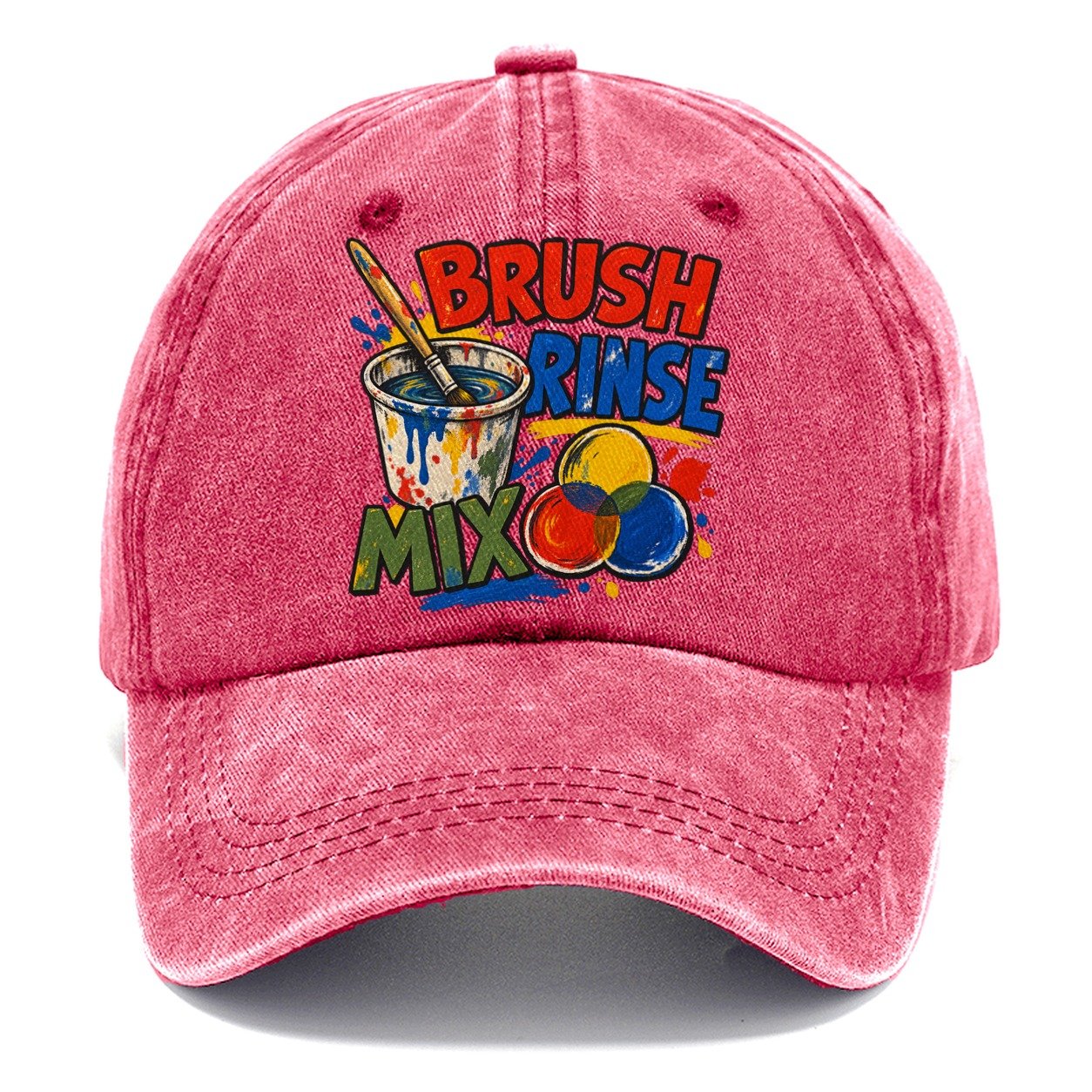 Brush Rinse Mix Clay Color Makers Classic Cap – Pomegranate Blush