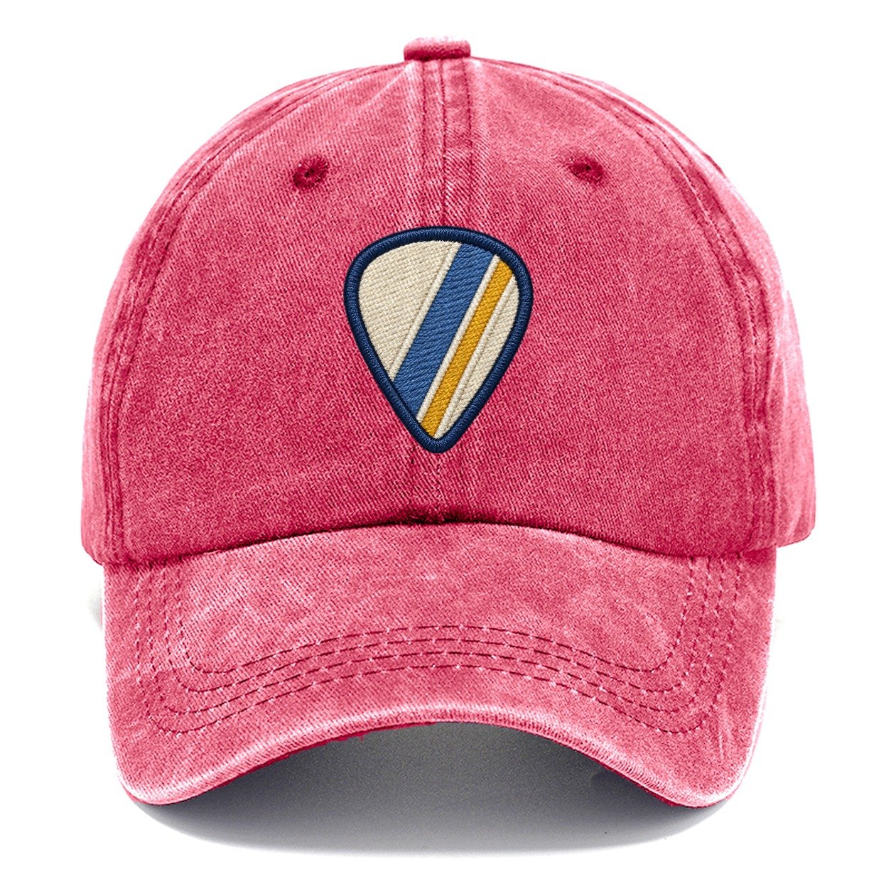 Guitar Pick Tiny Solo Marks Classic Cap – Pomegranate Blush