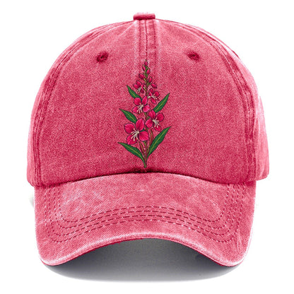 Yukon Fireweed Spike Canada Cultural Icons Classic Cap – Pomegranate Blush