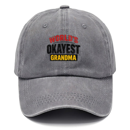World's Okayest Grandma Classic Cap – Urban Haze