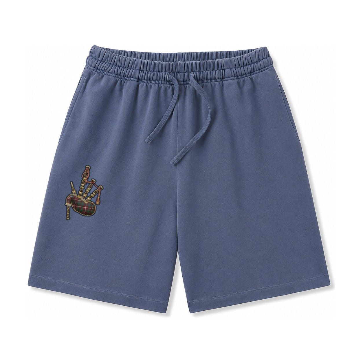 Scottish Thistle Washed Shorts – Navy Blue