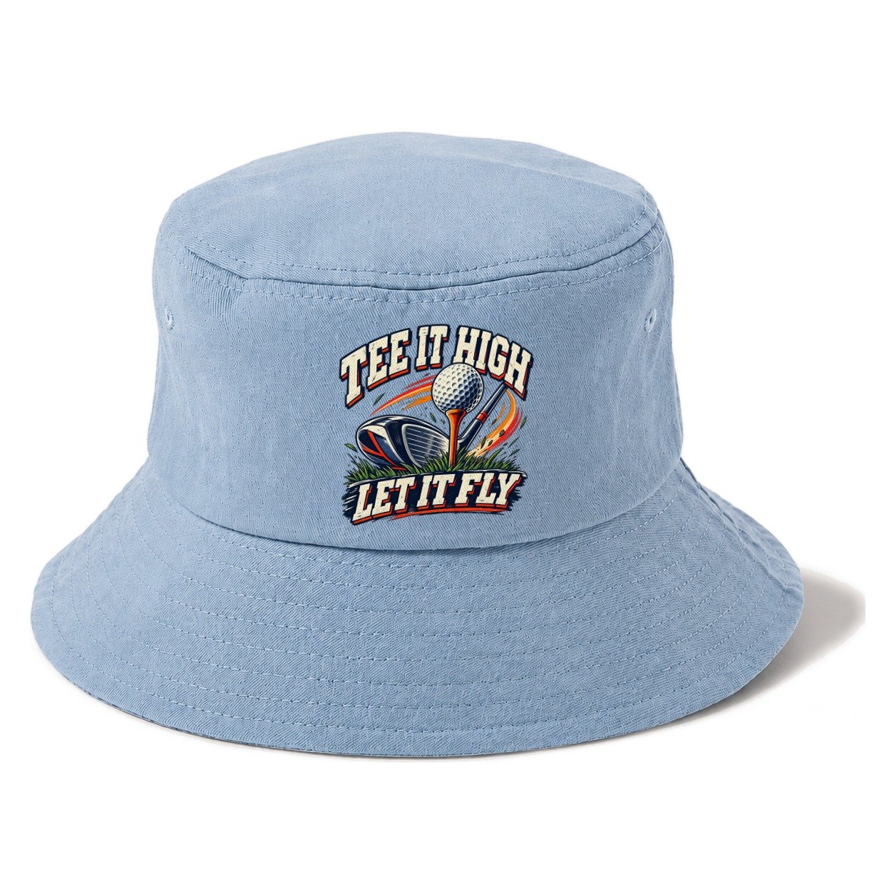 Tee It High Let It Fly Golf Life Bucket Hat – Summer Sky