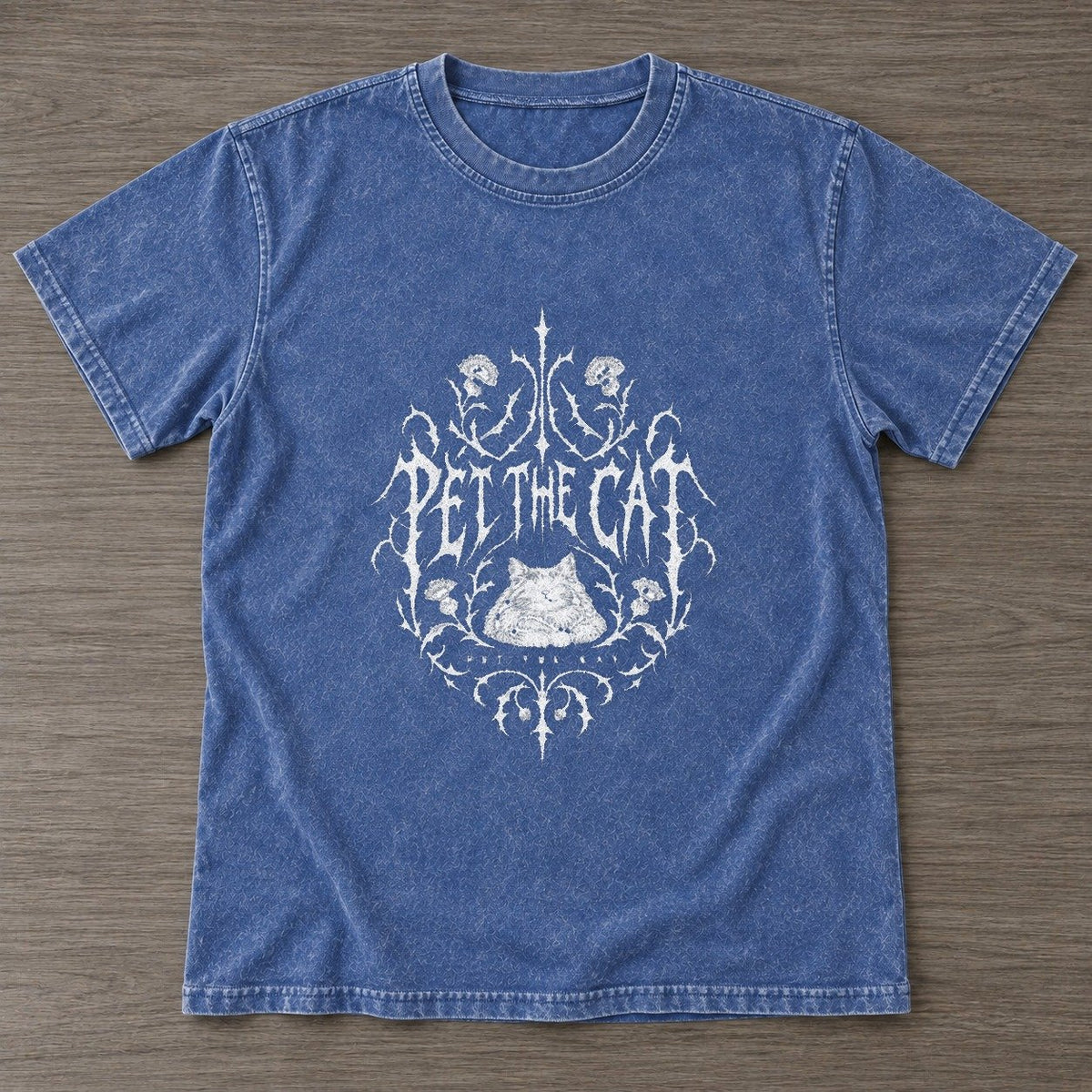 Washed Blue — front view
