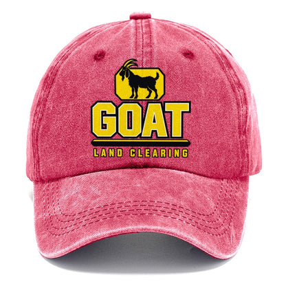 Goat Land Clearing Heavy Duty Classic Cap – Pomegranate Blush