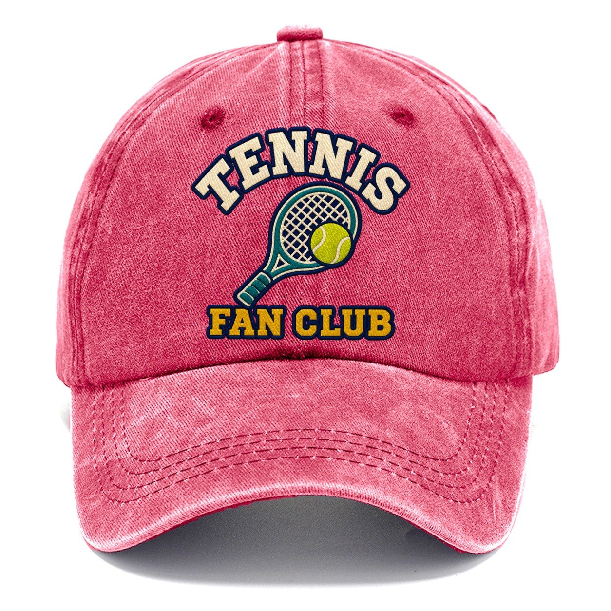 Tennis Fan Club Classic Cap – Pomegranate Blush