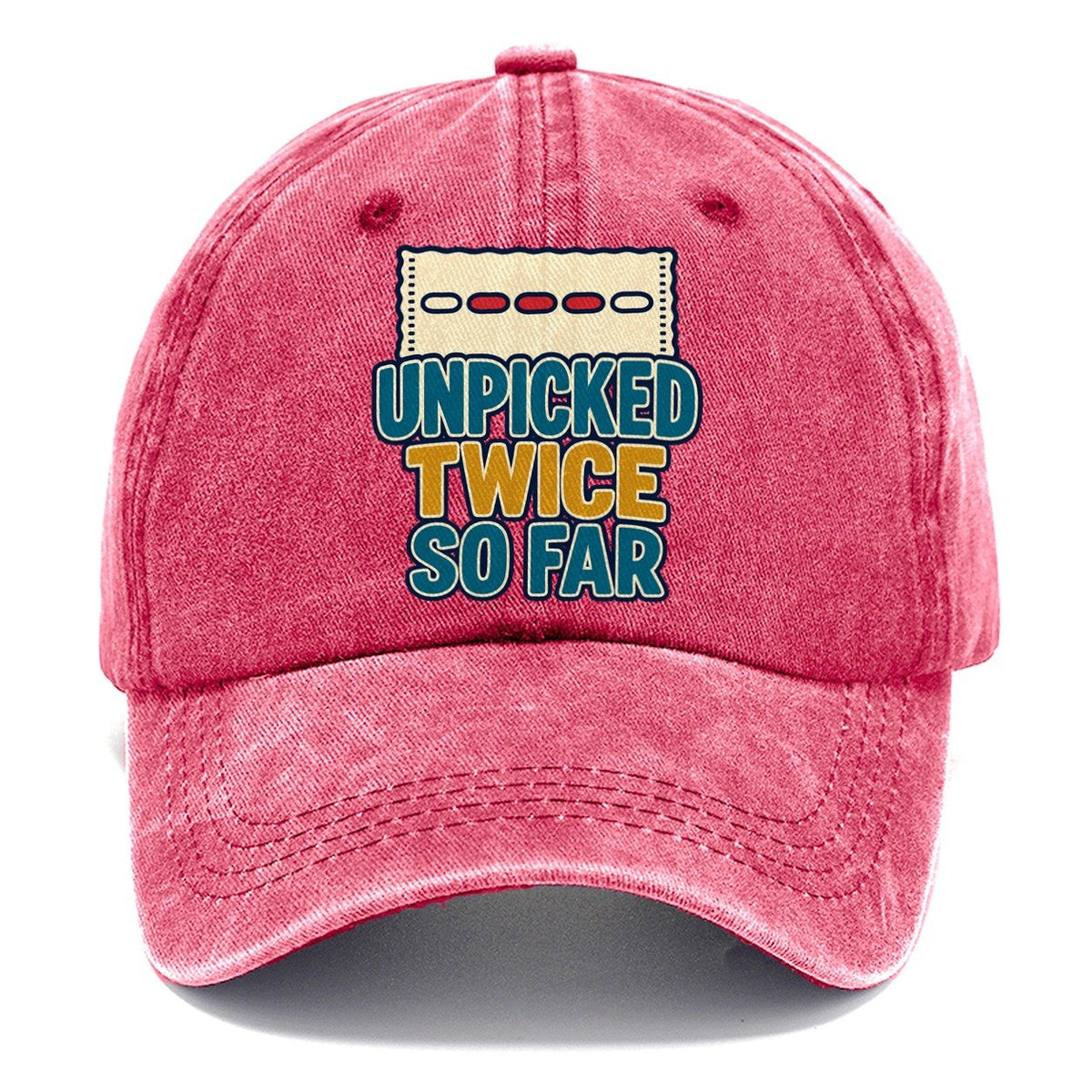 Unpicked Twice So Far And Needlework Classic Cap – Pomegranate Blush