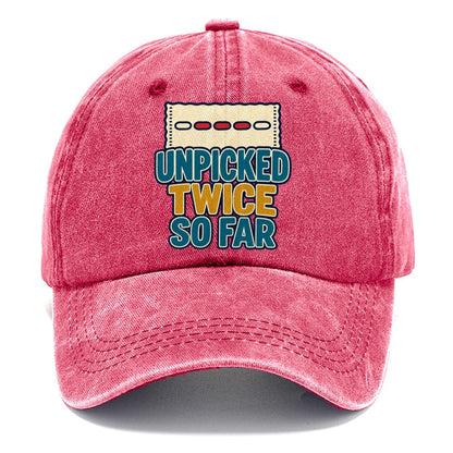 Unpicked Twice So Far And Needlework Classic Cap – Pomegranate Blush