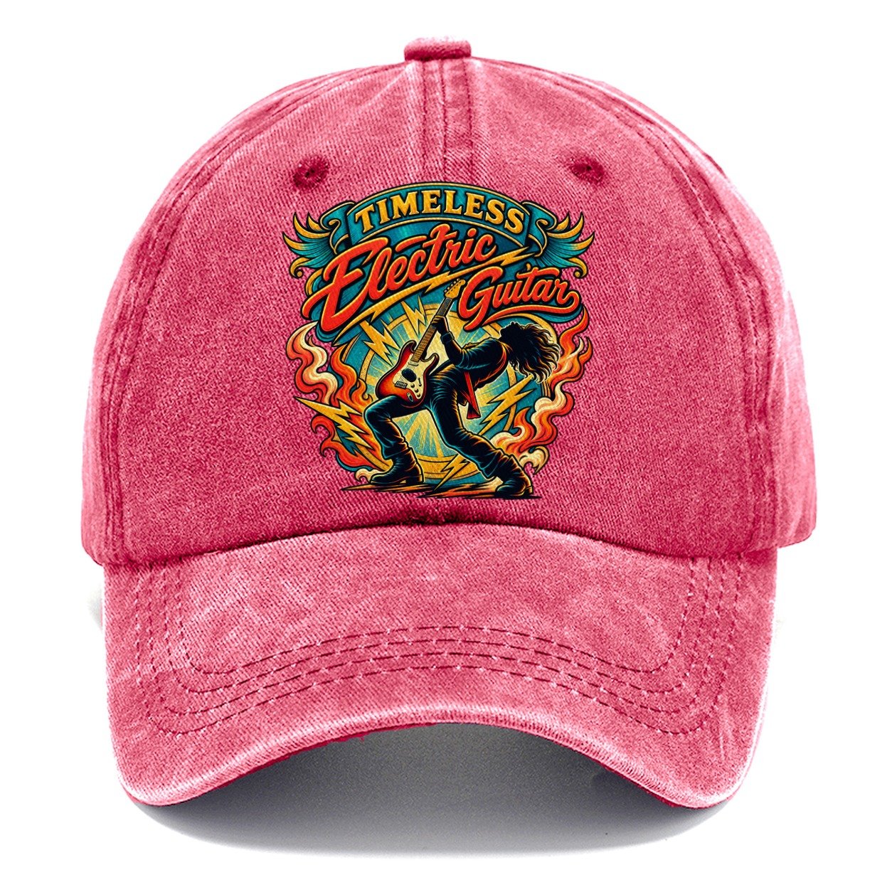 Timeless Electric Guitar Music Instruments Classic Cap – Pomegranate Blush