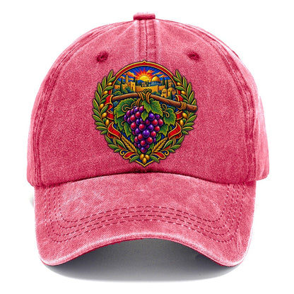 Grape Cluster Of The Spies Jerusalem Classic Cap – Pomegranate Blush