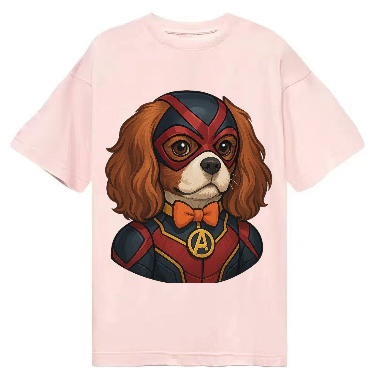 Cavalier King Charles Friendly Hero Sitting Sweet On Four Pa Classic T-shirt – Pink