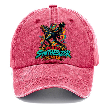 Proud Synthesizer Player Music Instruments Classic Cap – Pomegranate Blush