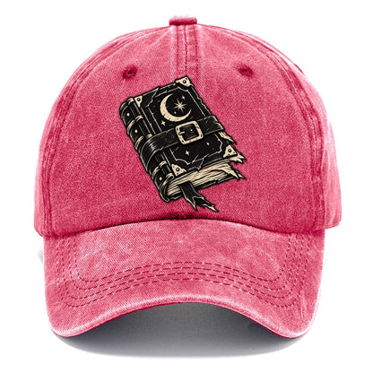 Clasped Spellbook Witch Magic Classic Cap – Pomegranate Blush