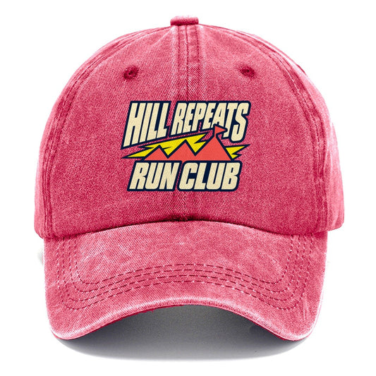 Hill Repeats Run Club 90S Running Clubs Classic Cap – Pomegranate Blush