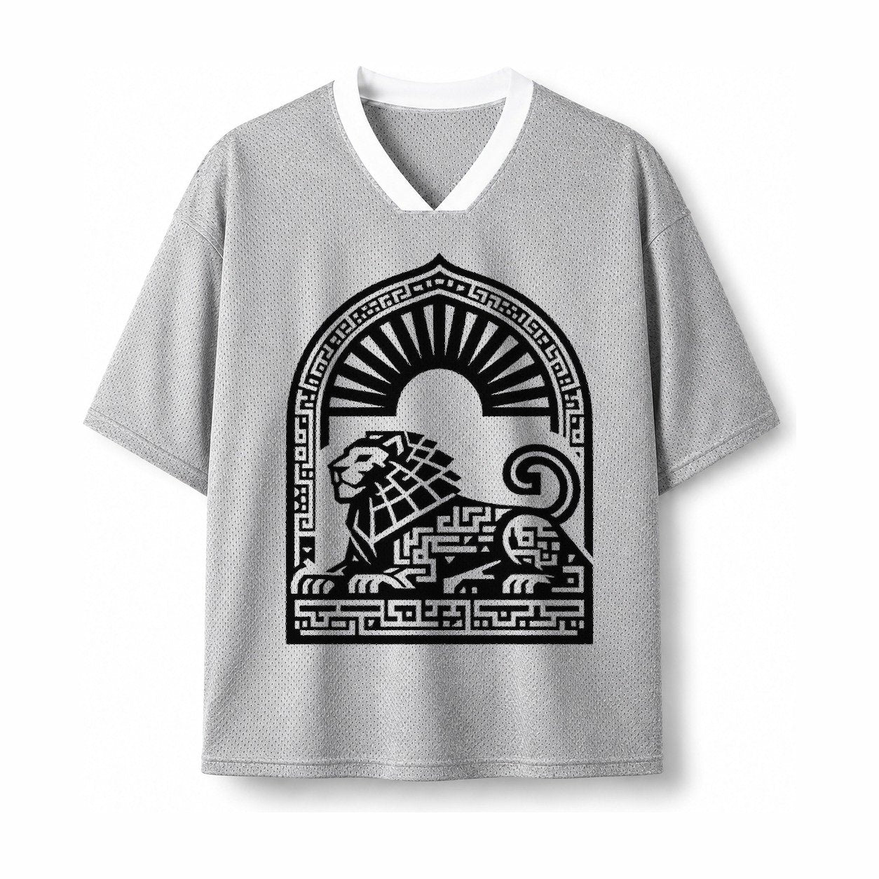 Persian Lion Arch Mesh Jersey – Grey
