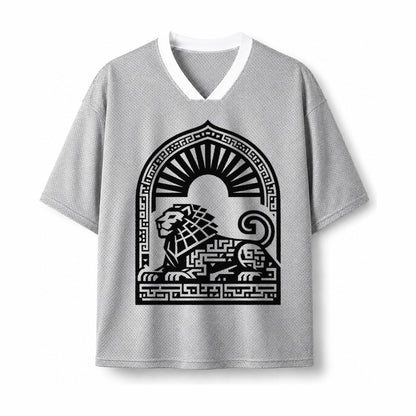 Persian Lion Arch Mesh Jersey – Grey