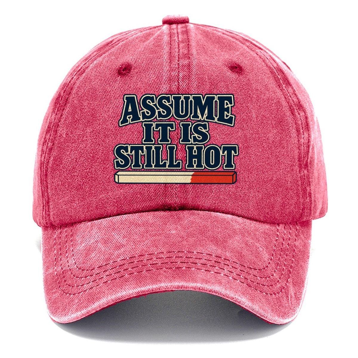 Assume It Is Still Hot Blacksmithing Classic Cap – Pomegranate Blush