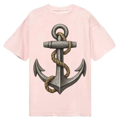 Anchor And Rope Classic T-shirt – Pink