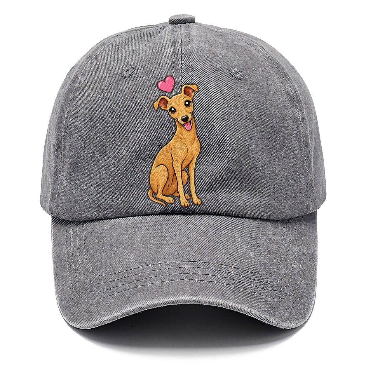 Cute Heart Fawn Whippet Classic Cap – Urban Haze