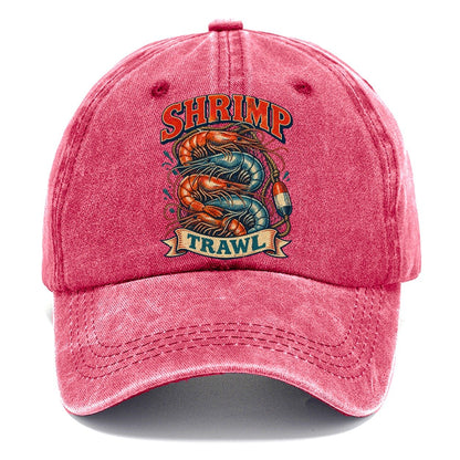 Shrimp Trawl Stack Fishing Club Classic Cap – Pomegranate Blush