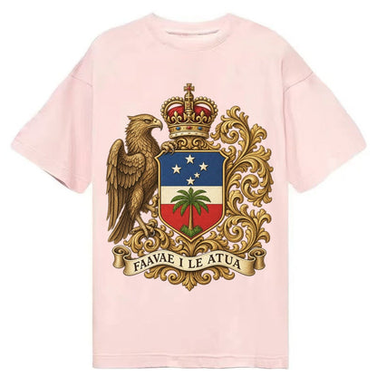 South Africa Springbok Emblem Springbok With Protea Green Go Classic T-shirt – Pink