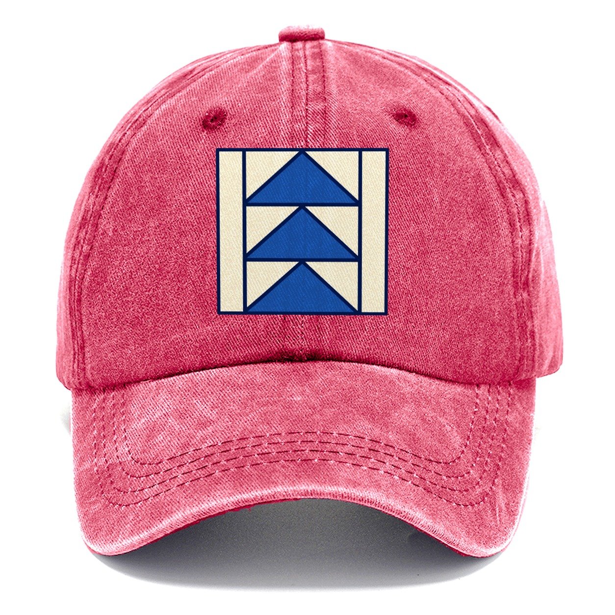 Flying Geese Column Sewing And Quilting Classic Cap – Pomegranate Blush