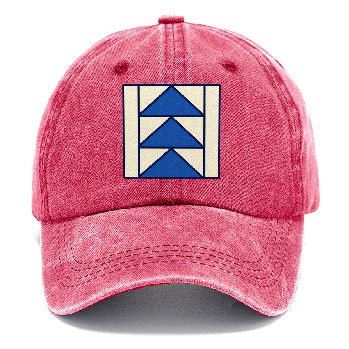 Flying Geese Column Sewing And Quilting Classic Cap – Pomegranate Blush