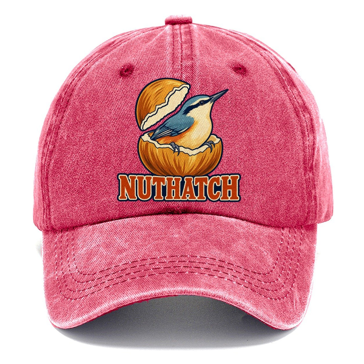 Nuthatch Birdwatching Classic Cap – Pomegranate Blush