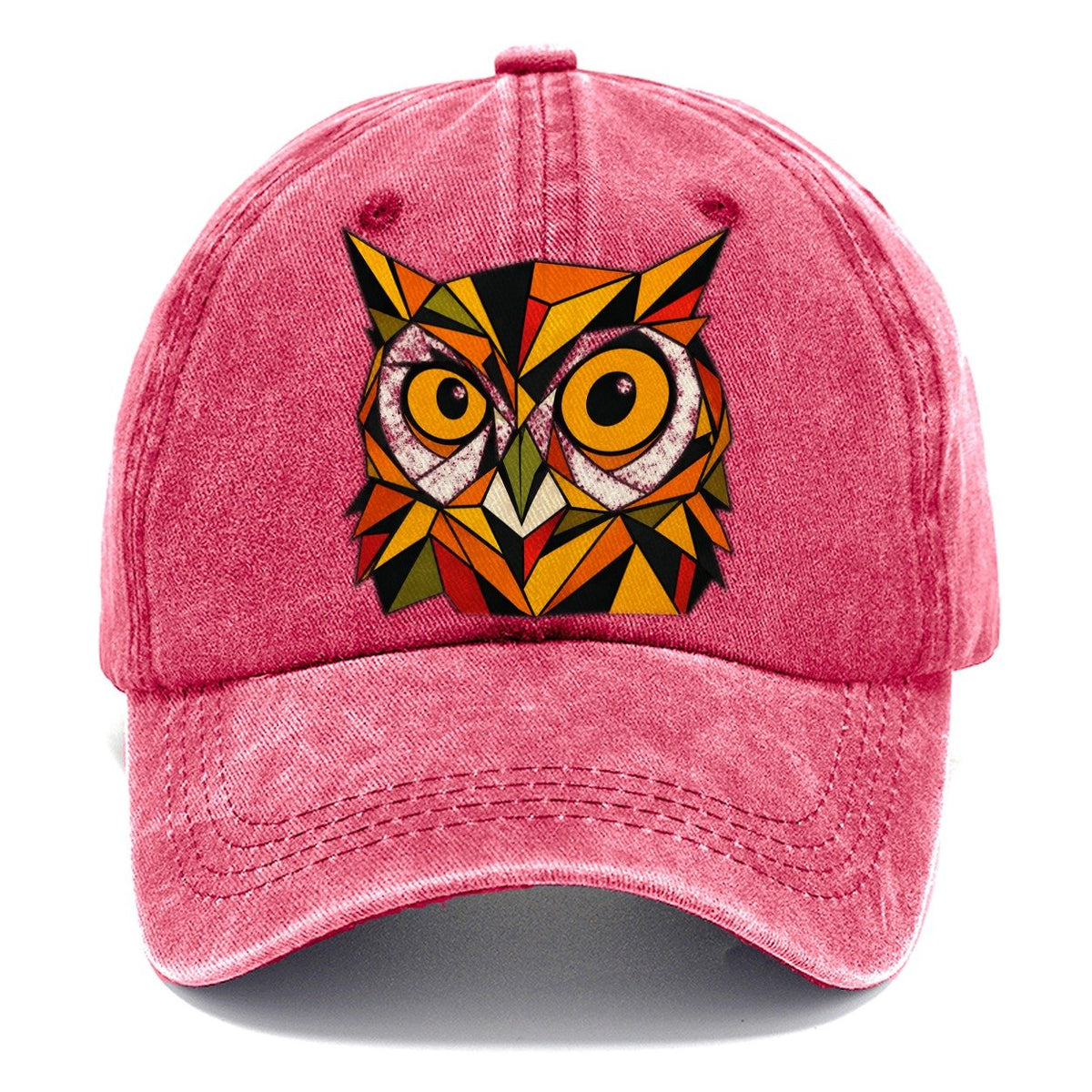 Owl Perched Classic Cap – Pomegranate Blush