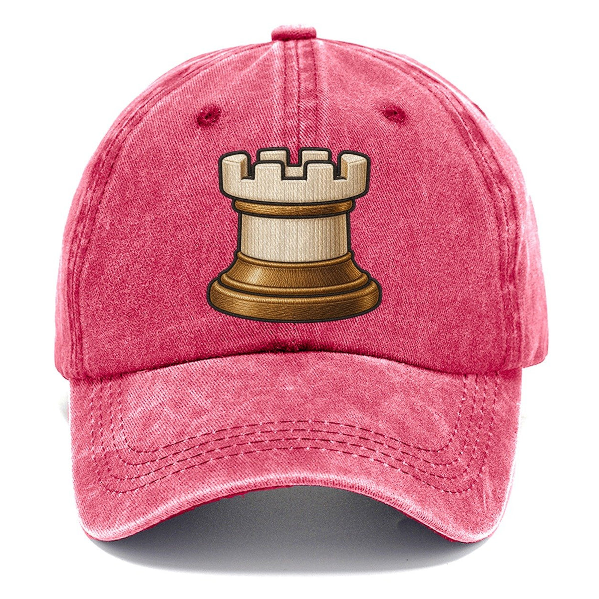 Rook Castle Token Board Games Classic Cap – Pomegranate Blush