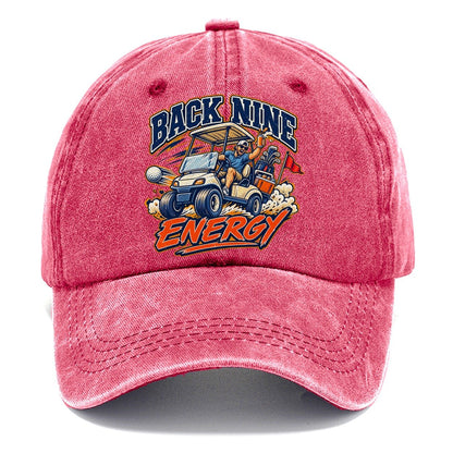 Back Nine Energy Golf Life Classic Cap – Pomegranate Blush
