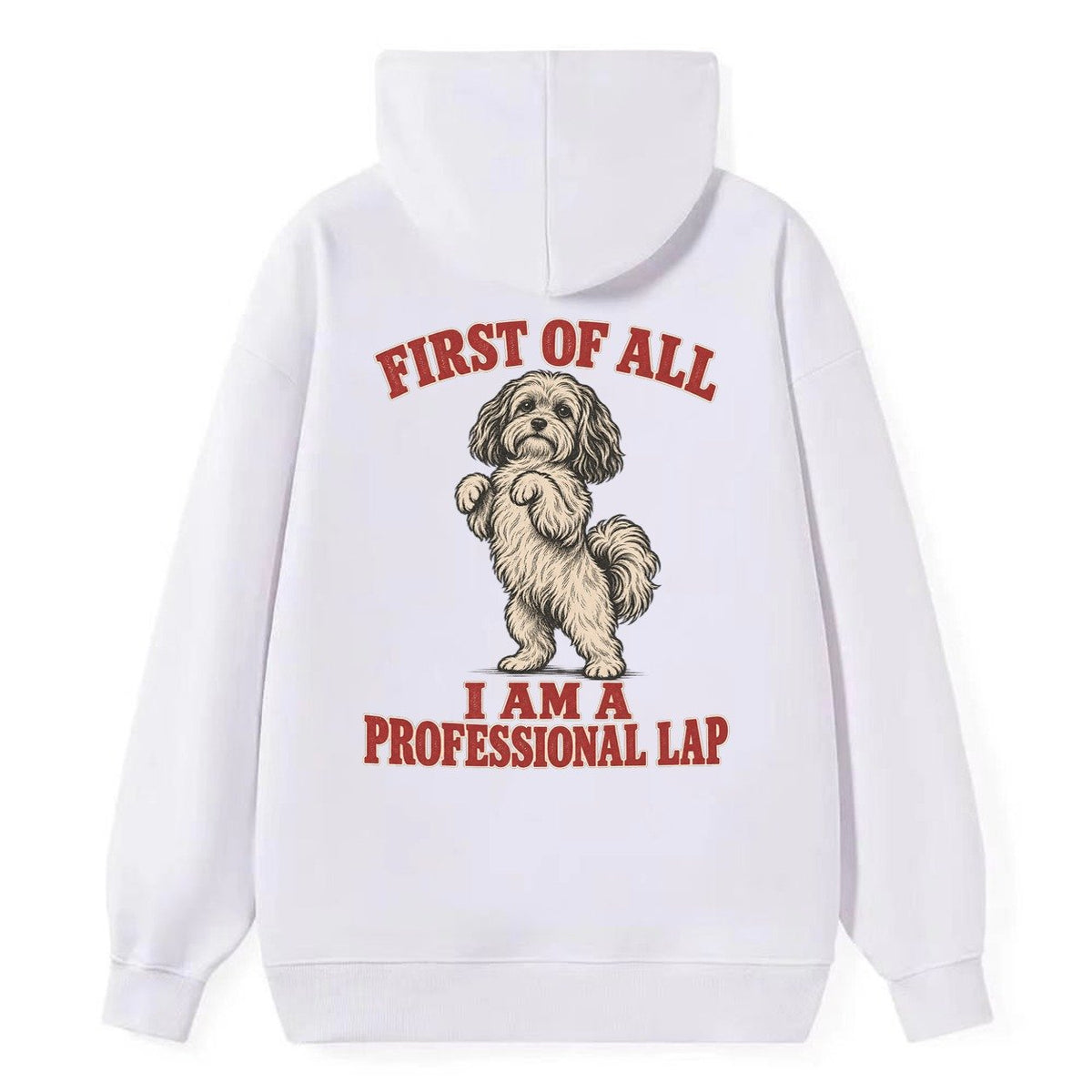 Havanese Dog Declarations Classic Pullover Hoodie – White