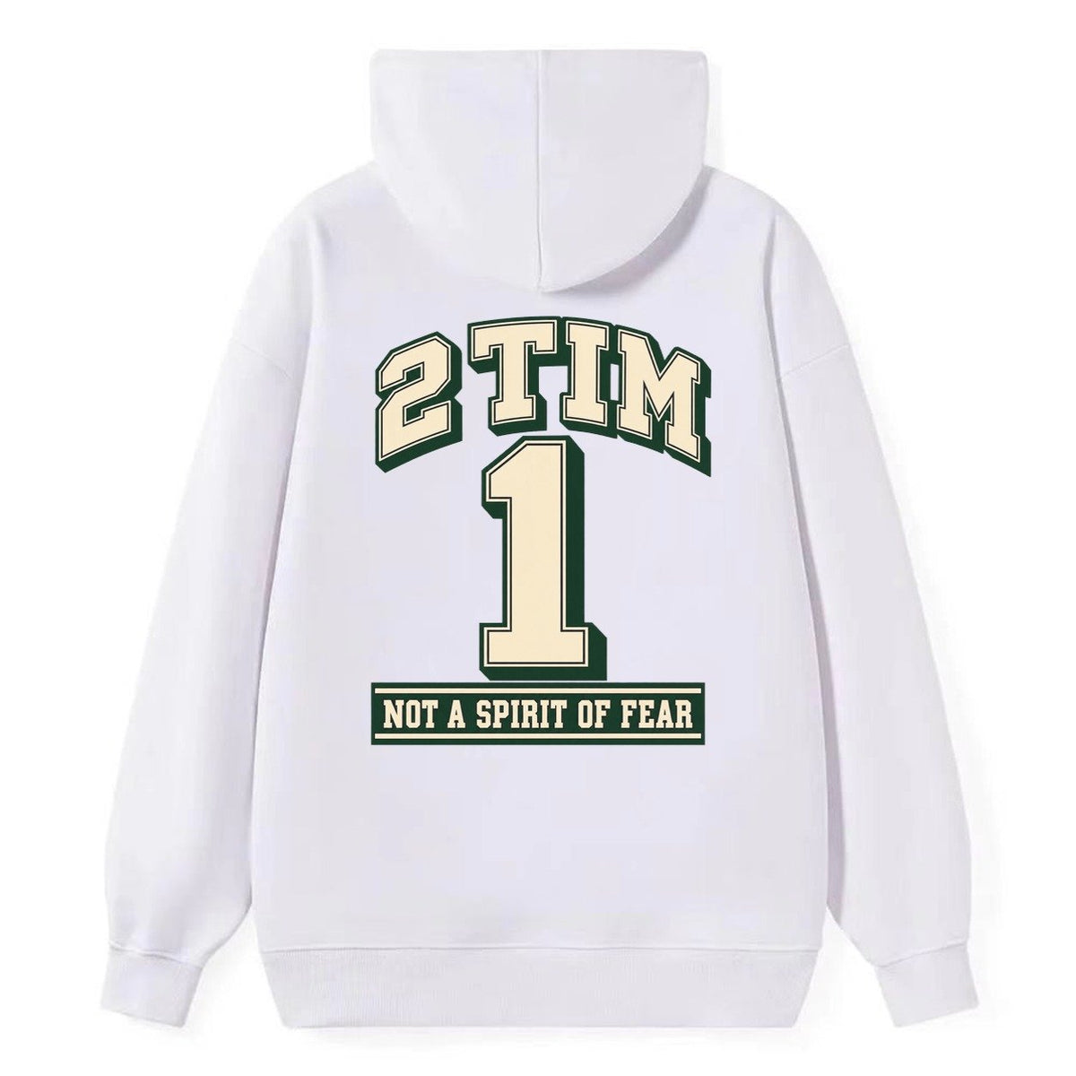 Timothy 1 Varsity Chapel Varsity Classic Pullover Hoodie – White