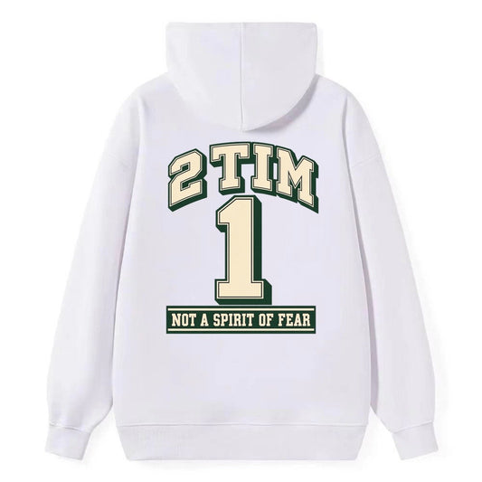Timothy 1 Varsity Chapel Varsity Classic Pullover Hoodie – White