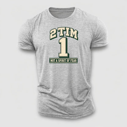 Timothy 1 Varsity Chapel Varsity Cotton T-Shirt – Sport Grey