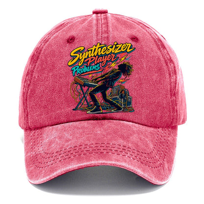 Synthesizer Player Problems Music Instruments Classic Cap – Pomegranate Blush