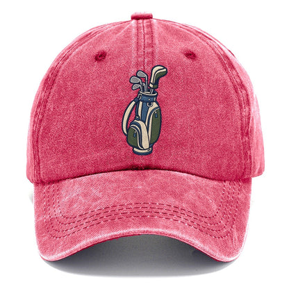 Golf Bag Tiny Solo Marks Classic Cap – Pomegranate Blush