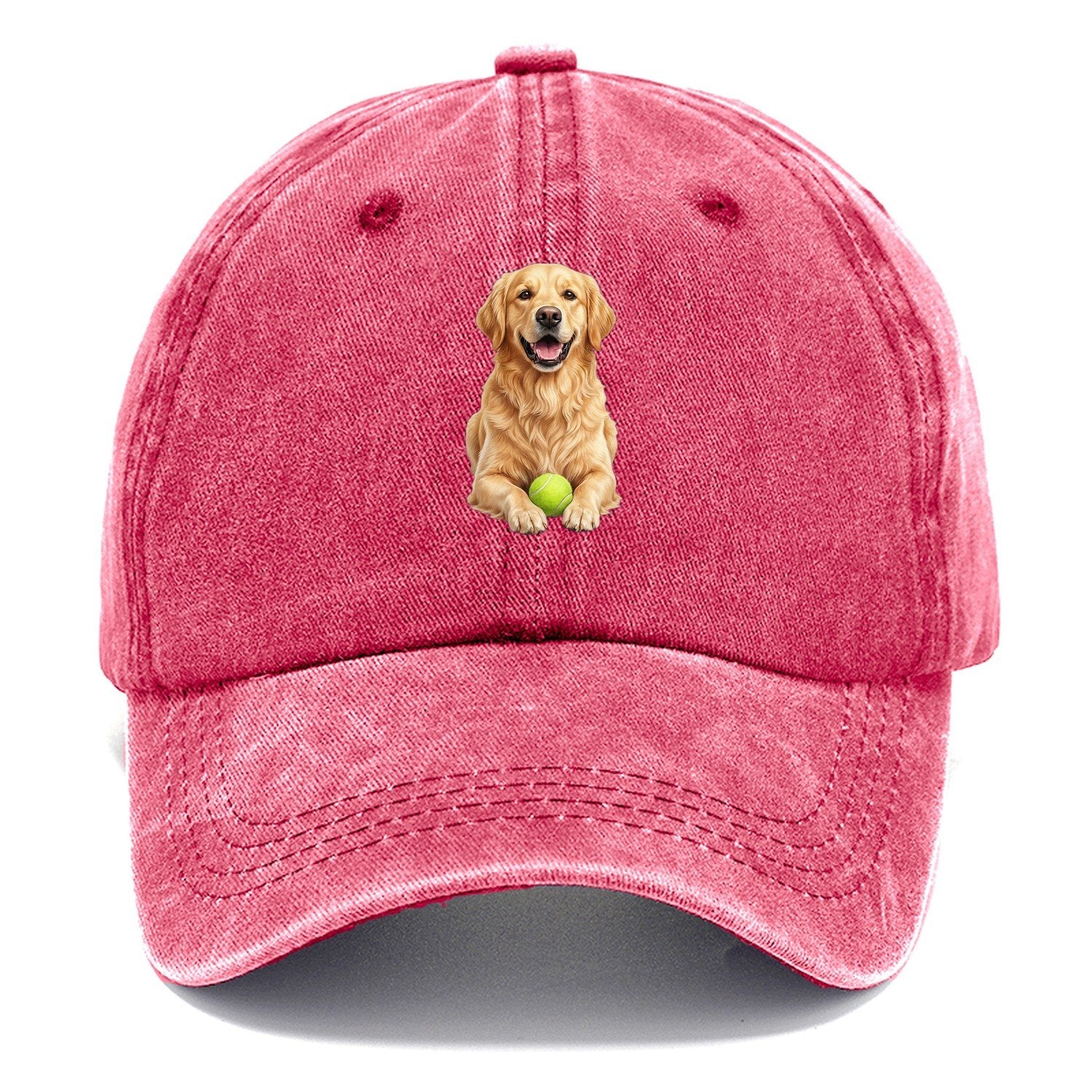 Golden Retriever Tennis Classic Cap – Pomegranate Blush