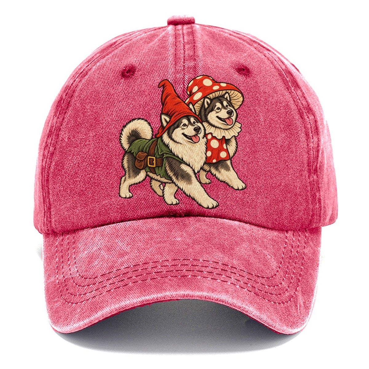 2 Alaskan Malamutes In Halloween Costumes Hdp 49 Parade Lineup Halloween Dog Parade Classic Cap – Pomegranate Blush