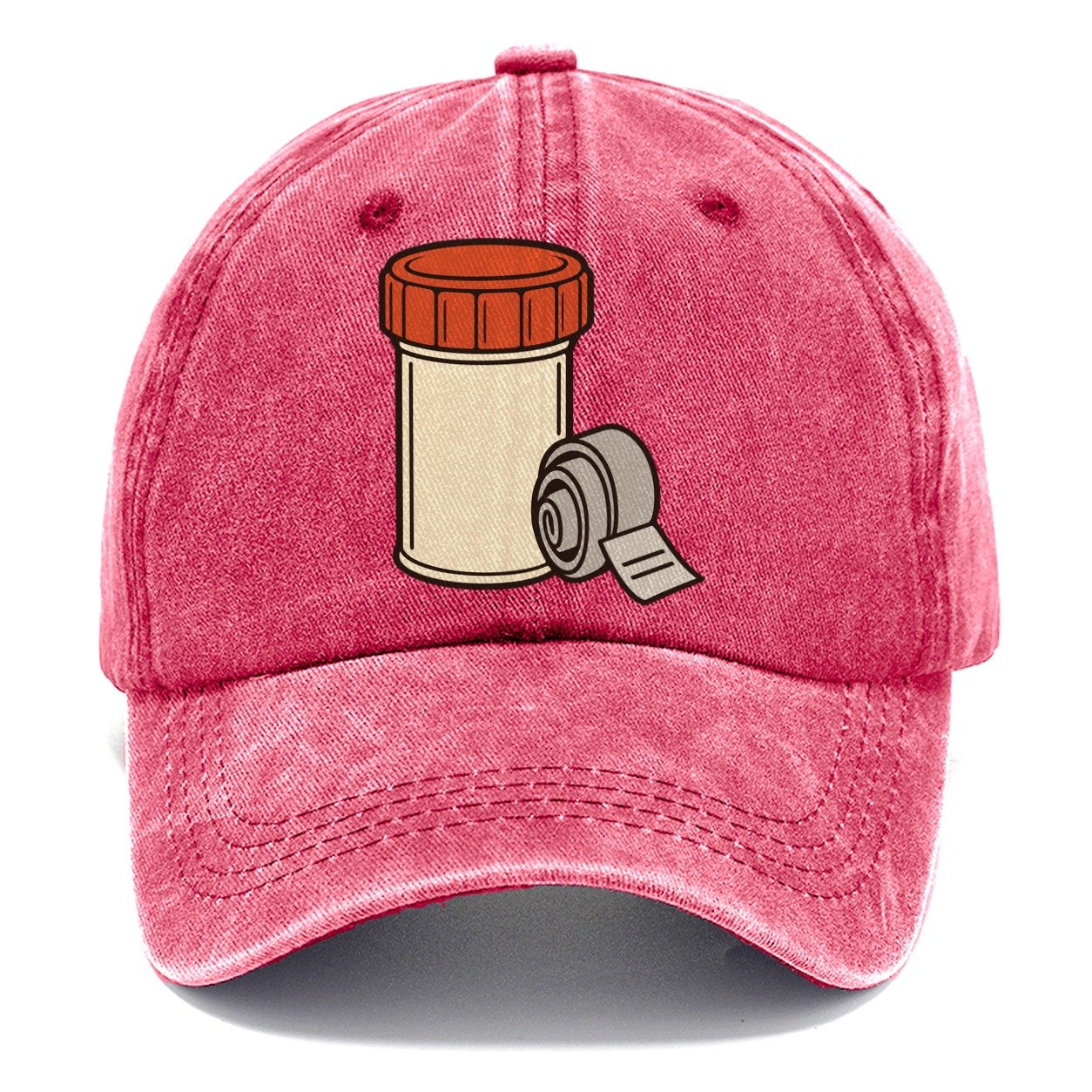 Micro Tube And Log Roll Geocaching Classic Cap – Pomegranate Blush