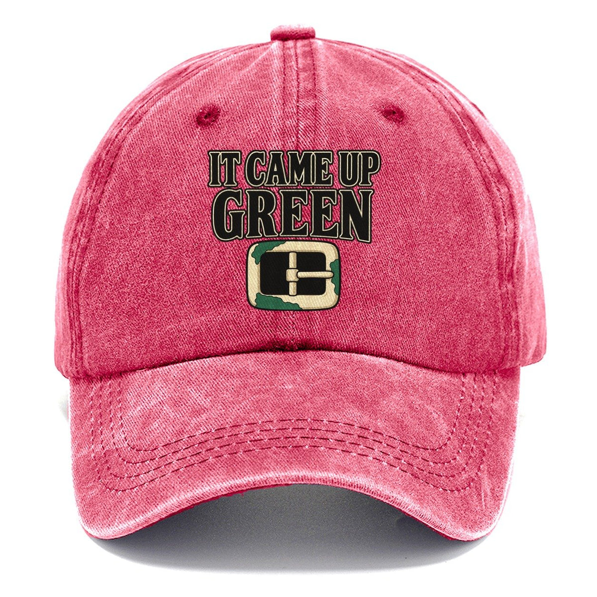 It Came Up Green Treasure Hunting Classic Cap – Pomegranate Blush